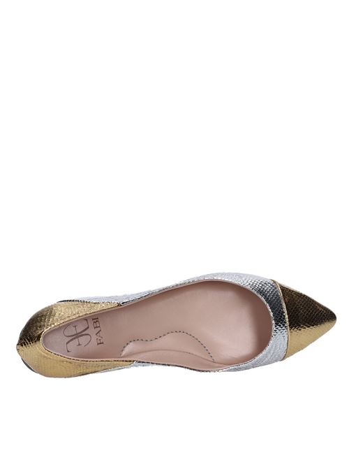 Ballerine in pelle FABI | FD7985B MINI VIPERORO-ARGENTO